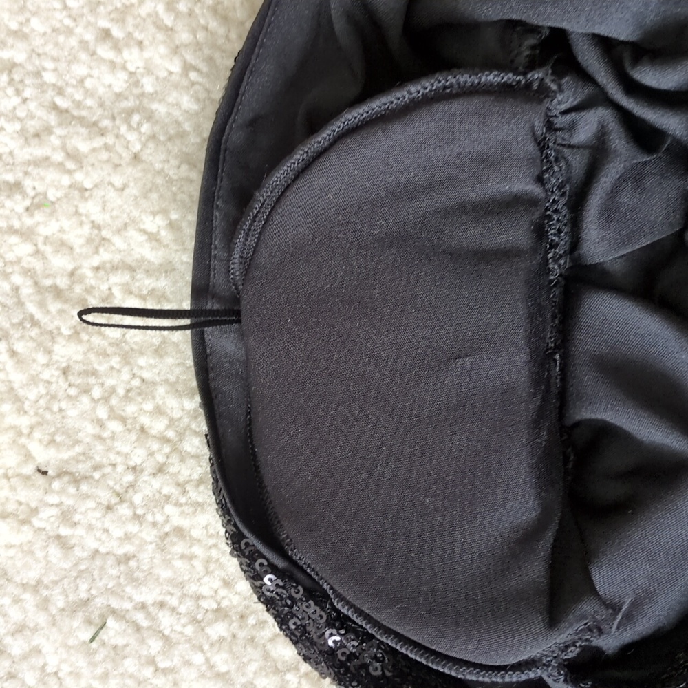 Express Black Sequin Bodysuit - image 6